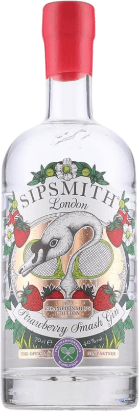 Бесплатная доставка | Джин Sipsmith Strawberry Smash Championships Edition Gin Объединенное Королевство 70 cl