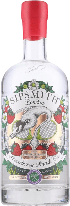 52,95 € Envio grátis | Genever Gin Sipsmith Smash Championships Edição Limitada Strawberry — Morango