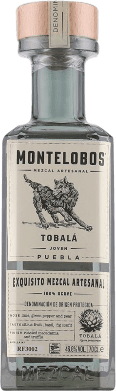 Free Shipping | Mezcal Montelobos Tobala Mexico 70 cl