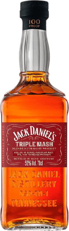 42,95 € | Бурбон Jack Daniel's Triple Mash Triple Malt — Тройной солод, Blend — Купаж, Straight — Стрейт Теннесси Соединенные Штаты 70 cl