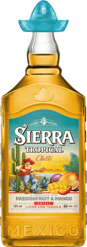 Kostenloser Versand | Tequila Sierra Jalisco Mexiko 70 cl Red Hot Chilli — Rote Chili, Passion Fruit — Passionsfrucht, Mango, Tropical — Tropisch