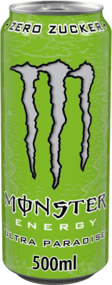 Getränke und Mixer 12 Einheiten Box Monster Energy Ultra Paradise Medium Flasche 50 cl