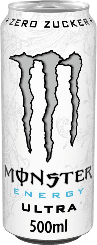 1,95 € Envio grátis | Bebida Energética Monster Energy Ultra White — Branco Garrafa Medium 50 cl