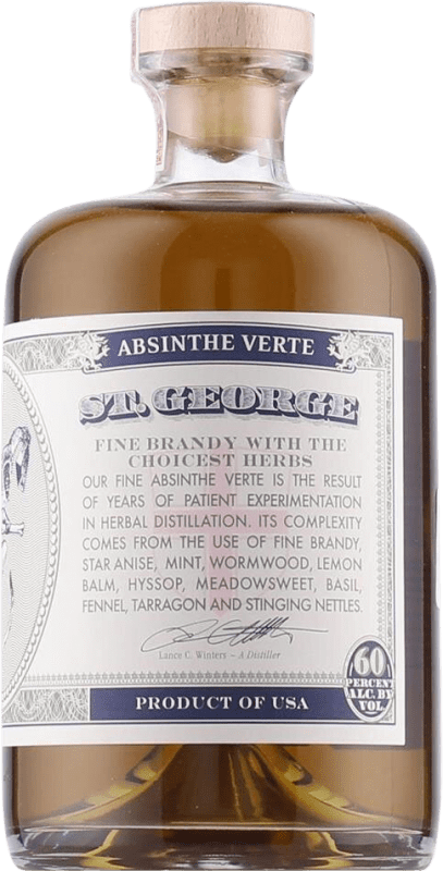 83,95 € Envío gratis | Absenta St. George Verte Brandy