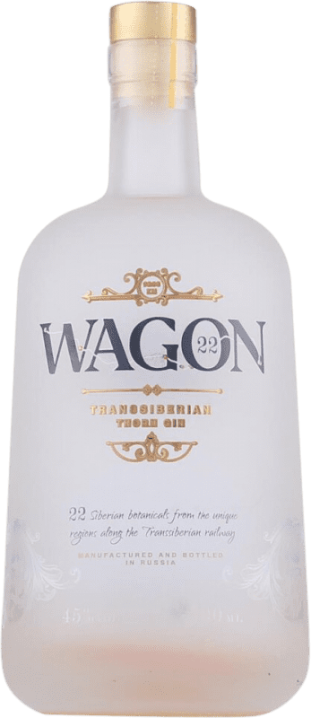 Бесплатная доставка | Джин Wagon 22. Transsiberian Thorn Gin Российская Федерация 70 cl