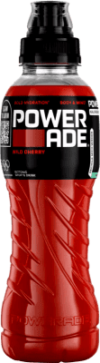 Free Shipping | 12 units box Soft Drinks & Mixers Powerade Wild Cherry Germany Medium Bottle 50 cl