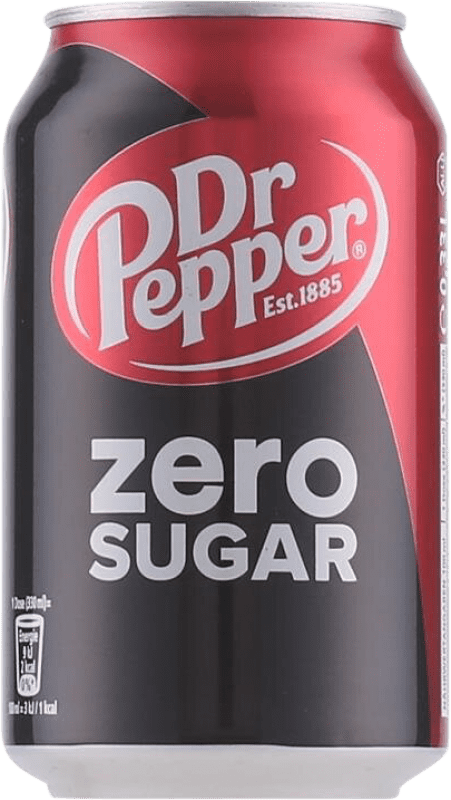 Spedizione Gratuita | Bibite Dr. Pepper Zero Senza Zucchero stati Uniti Lattina 33 cl