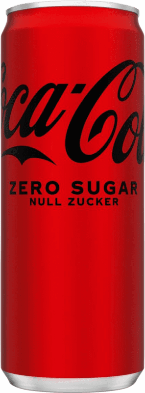 Envio grátis | Refrescos e Mixers Coca-Cola Zero Alemanha Lata 33 cl