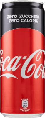 25,95 € | Коробка из 24 единиц Напитки и миксеры Coca-Cola Zero Германия Банка 33 cl