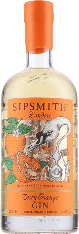 Spedizione Gratuita | Genever Gin Sipsmith Zesty Orange Regno Unito 70 cl