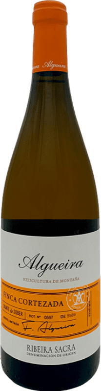 Бесплатная доставка | Белое вино Algueira Finca Cortezada D.O. Ribeira Sacra Испания Godello, Treixadura 75 cl