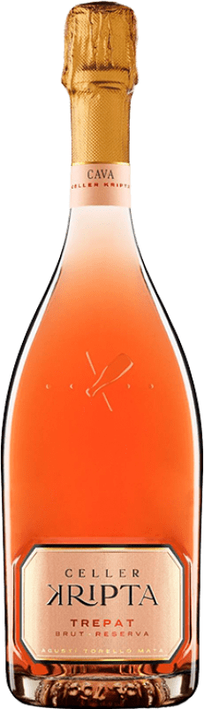 31,95 € Envio grátis | Espumante rosé Agustí Torelló Celler Kripta Reserva D.O. Cava