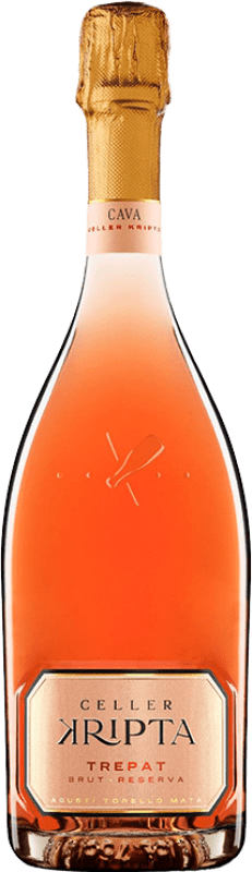15,95 € | Розовое игристое вино Agustí Torelló Celler Kripta брют Резерв D.O. Cava Каталония Испания Trepat 75 cl