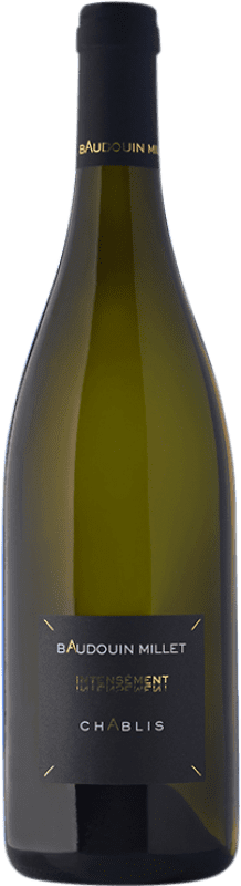 38,95 € Envío gratis | Vino blanco Baudouin Millet A.O.C. Chablis