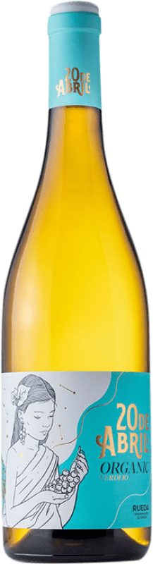 Бесплатная доставка | Белое вино Verdeal 20 de Abril Organic D.O. Rueda Испания Verdejo 75 cl