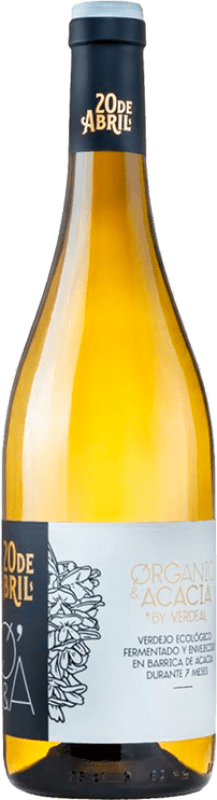 Kostenloser Versand | Weißwein Verdeal 20 de Abril Acacia Organic D.O. Rueda Spanien Verdejo Ökologisch 75 cl