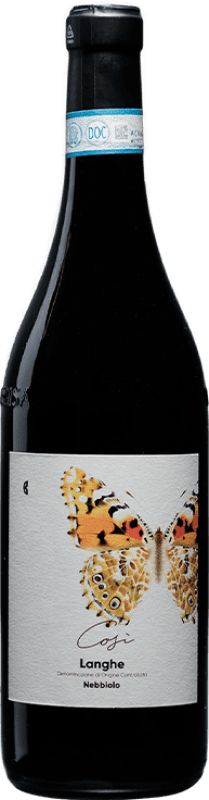 Free Shipping | Red wine Camparo Così D.O.C. Langhe Italy Nebbiolo 75 cl