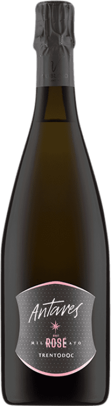 31,95 € | Rosé Sekt Cantina Toblino Antares Rosé Bio D.O.C. Trento Italien Spätburgunder 75 cl