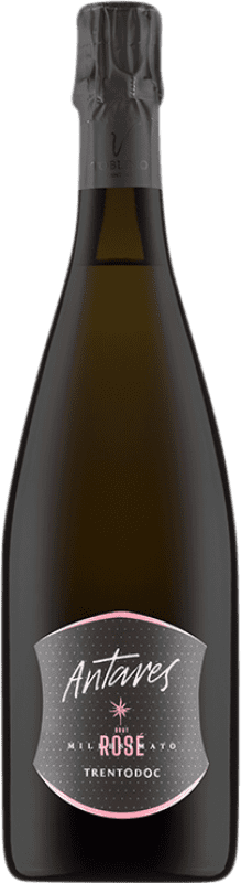 42,95 € Spedizione Gratuita | Spumante rosato Cantina Toblino Antares Rosé Bio D.O.C. Trento