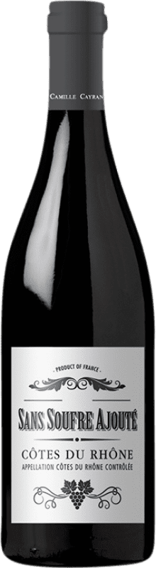 Free Shipping | Red wine Cave de Cairanne Camille Cayran Sans Soufre Ajouté A.O.C. Côtes du Rhône France Syrah, Grenache, Carignan 75 cl