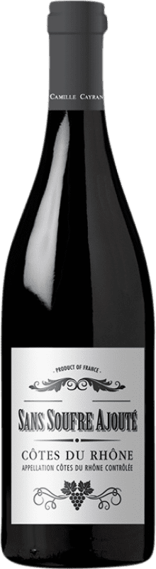 10,95 € Spedizione Gratuita | Vino Rosso Cave de Cairanne Camille Cayran Sans Soufre Ajouté A.O.C. Côtes du Rhône