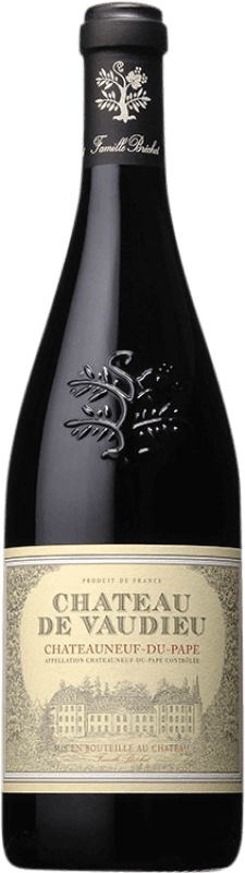 35,95 € Envío gratis | Vino tinto Château de Vaudieu Rouge A.O.C. Châteauneuf-du-Pape