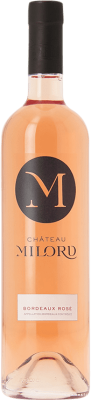 8,95 € | Rosé-Wein Château Milord A.O.C. Bordeaux Rosé Frankreich Merlot 75 cl