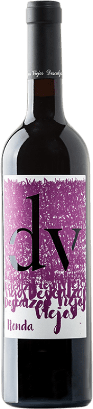 Бесплатная доставка | Красное вино Descalzos Viejos DV D.O. Sierras de Málaga Испания Merlot, Syrah, Grenache 75 cl