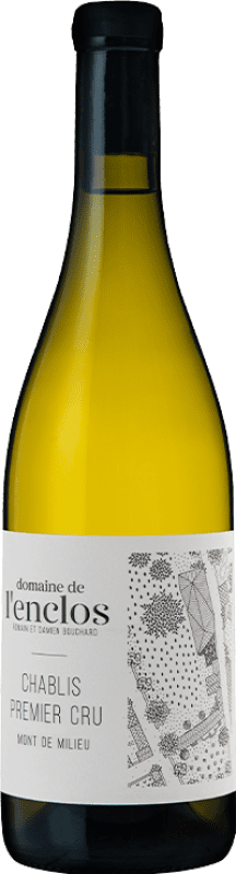 77,95 € Kostenloser Versand | Weißwein Domaine de L'Enclos Mont de Milieu A.O.C. Chablis Premier Cru