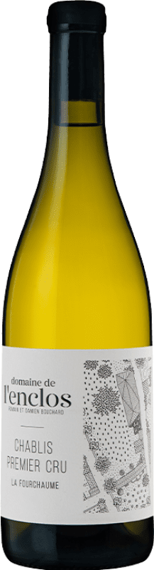 Бесплатная доставка | Белое вино Domaine de L'Enclos La Fourchaume A.O.C. Chablis Premier Cru Франция Chardonnay 75 cl