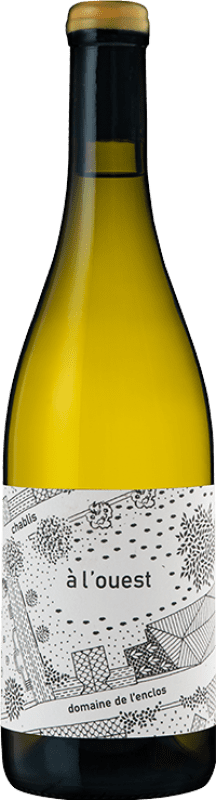 Бесплатная доставка | Белое вино Domaine de L'Enclos À l'Ouest A.O.C. Chablis Франция Chardonnay 75 cl