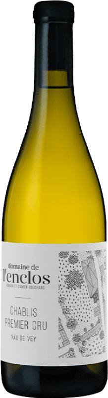 Бесплатная доставка | Белое вино Domaine de L'Enclos Vau de Vey Premier Cru A.O.C. Chablis Франция Chardonnay 75 cl