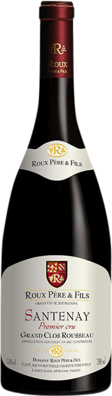 Spedizione Gratuita | Vino rosso Domaine Roux Grand Clos Rousseau Premier Cru A.O.C. Santenay Francia Pinot Nero 75 cl