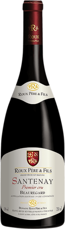 Envoi gratuit | Vin rouge Domaine Roux Beauregard Premier Cru A.O.C. Santenay France Pinot Noir 75 cl