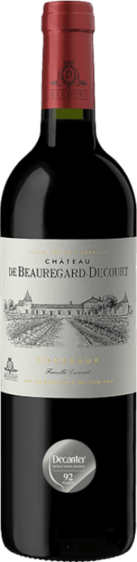 Spedizione Gratuita | Vino Rosso Château de Beauregard-Ducourt A.O.C. Bordeaux Francia Merlot, Cabernet Sauvignon 75 cl