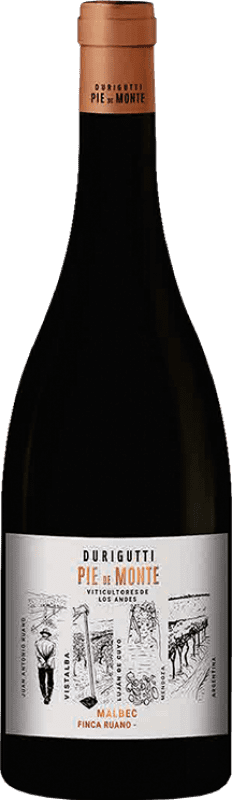 Бесплатная доставка | Красное вино Durigutti Pie de Monte Finca Ruano Luján de Cuyo Аргентина Malbec — Мальбек 75 cl