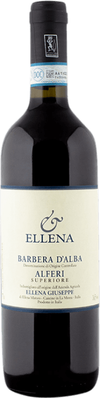 Free Shipping | Red wine Ellena Giuseppe Alferi Superiore D.O.C. Barbera d'Alba Italy Barbera 75 cl