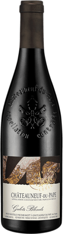 Envio grátis | Vinho tinto Grandes Serres Patrick Lesec Galets Blonds A.O.C. Châteauneuf-du-Pape França Syrah, Grenache, Mourvèdre 75 cl