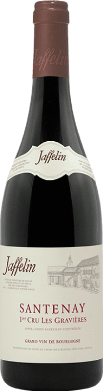 免费送货 | 红酒 Jaffelin Les Gravières Premier Cru A.O.C. Santenay 法国 Pinot Black 75 cl