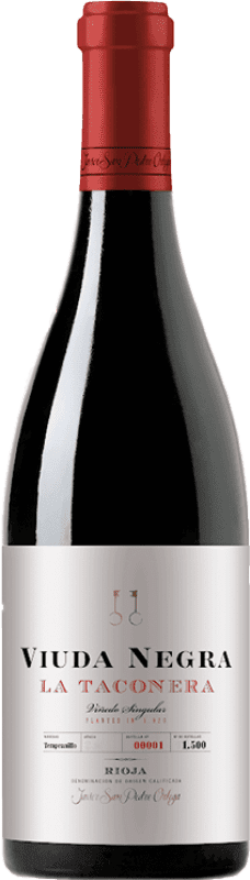 Free Shipping | Red wine Javier San Pedro Viuda Negra la Taconera D.O.Ca. Rioja Spain Tempranillo 75 cl