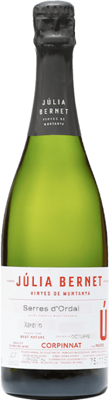 Envio grátis | Espumante branco Júlia Bernet U Brut Nature Corpinnat Espanha Xarel·lo 75 cl