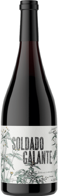 Envío gratis | Vino tinto Malahierba Soldado Galante D.O.P. Vino de Calidad Sierra de Salamanca España Tempranillo, Rufete, Calabrese, Rufete Blanco 75 cl