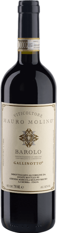 Бесплатная доставка | Красное вино Mauro Molino Gallinotto D.O.C.G. Barolo Италия Nebbiolo 75 cl