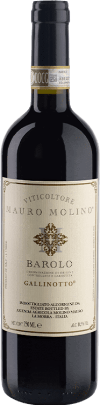 Бесплатная доставка | Красное вино Mauro Molino Gallinotto D.O.C.G. Barolo Италия Nebbiolo — Неббиоло 75 cl
