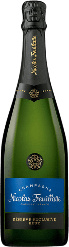 99,95 € 送料無料 | 白スパークリングワイン Nicolas Feuillatte Réserve Exclusive Brut A.O.C. Champagne マグナムボトル 1,5 L