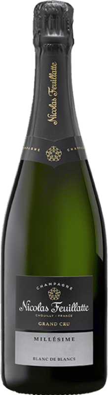 67,95 € 送料無料 | 白スパークリングワイン Nicolas Feuillatte Grand Cru Blanc de Noirs Millésime A.O.C. Champagne