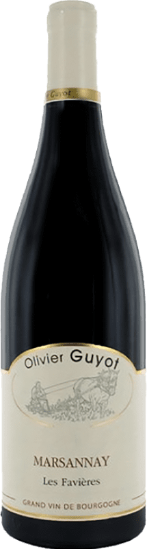 Free Shipping | Red Wine Olivier Guyot Les Favières A.O.C. Marsannay France Pinot Noir 75 cl