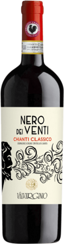 12,95 € | Красное вино Valvirginio Nero dei Venti D.O.C.G. Chianti Classico Италия Merlot, Cabernet Sauvignon, Sangiovese, Malvasia Black, Colorino, Canaiolo 75 cl