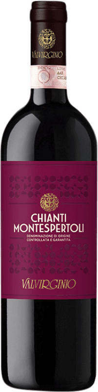 10,95 € | Красное вино Valvirginio Montespertoli D.O.C.G. Chianti Италия Merlot, Sangiovese, Malvasia Black, Colorino, Canaiolo, Cabernet 75 cl