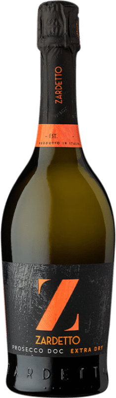 送料無料 | 白スパークリングワイン Zardetto The Game Changer Extra Dry 余分な乾燥 D.O.C. Prosecco イタリア Chardonnay, Pinot White, Glera 75 cl